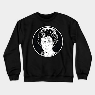 ELLEN RIPLEY - Aliens (Circle Black and White) Crewneck Sweatshirt